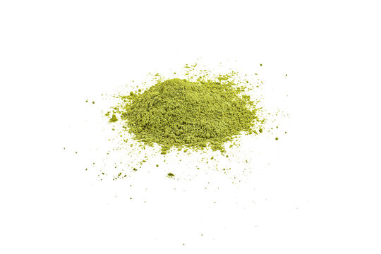 Powdered Matcha Green Tea Isolated On Png