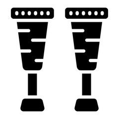 Vector Design Pegleg Icon Style