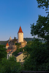 Fototapeta na wymiar Krivoklat royal castle, Middle Bohemia, Czech Republic