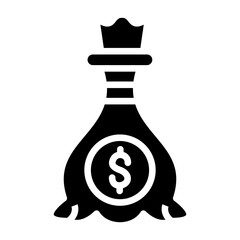 Vector Design Money Bag Icon Style