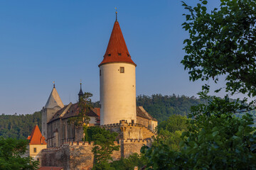 Fototapeta na wymiar Krivoklat royal castle, Middle Bohemia, Czech Republic