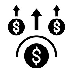 Vector Design Money Benefit Icon Style