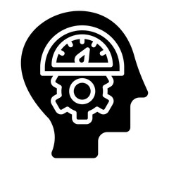 Vector Design Mental Control Icon Style