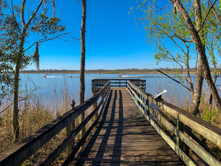 Tensaw river in Spanish Fort, Alabama 