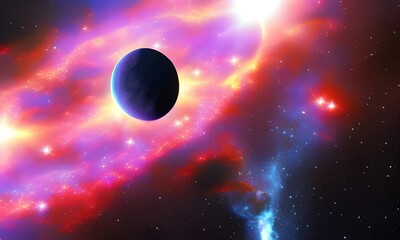 Obraz na płótnie Canvas Supernova stat explosion in space