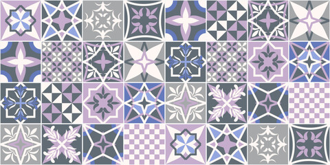 Provence style French tiles design