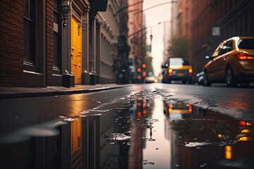 Rainy Day in Manhattan