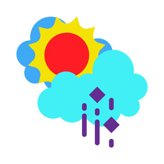 hail, sunny icon