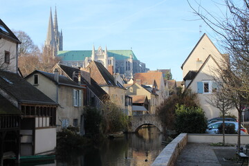 Fototapeta na wymiar Paysage Chartres
