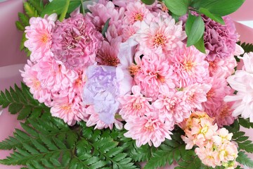 flowers on white background