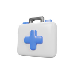 First Aid icon 3D illustration medical assets