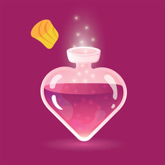 pink perfume bottle