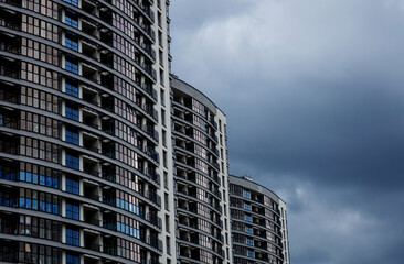 Fototapeta premium modern residential apartment building.