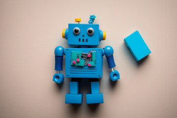 Children's toy robots. Generative AI