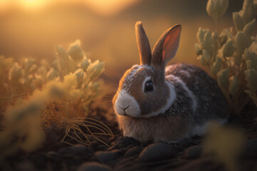 Easter Bunnies: Cute and Playful for Your Holiday Designs | Bunny Generative Ai