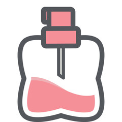 Perfume Bottle Aesthetic Drawing Logo Symbol
