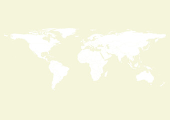 Vector world map - with Beige color borders on background in Beige color. Download now in eps format vector or jpg image.