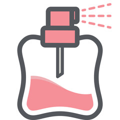 Perfume Spray Bottle Aesthetic Drawing Logo Symbol