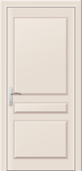 White Wooden Interior Door Template 