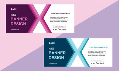 Web Banner Design Template.