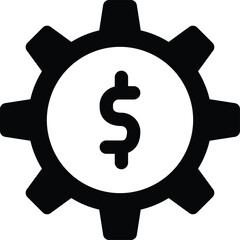 Cog wheel Vector Icon Design Illustration