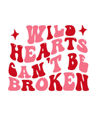 Wild Hearts Can't Be Broken Retro SVG