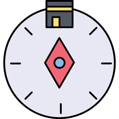 Qibla compass

