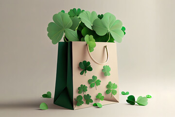 White gift box for Christmas, Birthday, Valentine's Day or special celebration gifts. Generative Ai