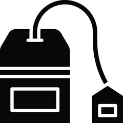 Obraz premium Tea bag Vector Icon Design Illustration