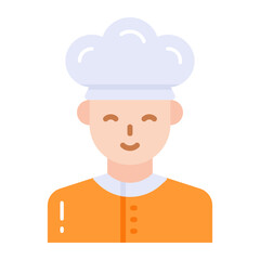 Vector design of chef, professional worker avatar