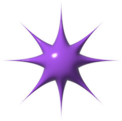 3D Abstract Star Shape