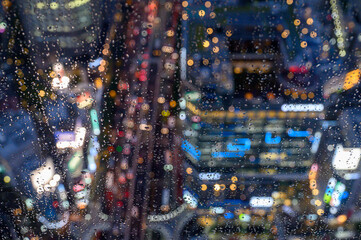 雨の渋谷SKY