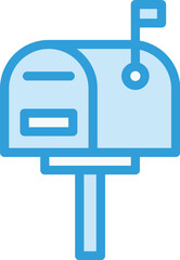 Mailbox Vector Icon Design Illustration