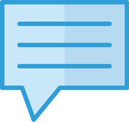 Obraz premium Comment Vector Icon Design Illustration