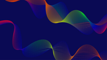 abstract background with waves