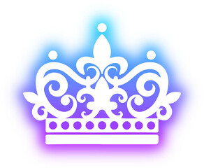Collection of crown neon