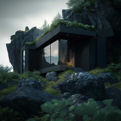 cave house in the mountains