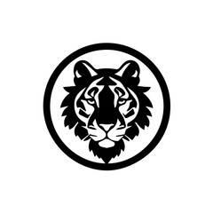 Animal logo black and white for use software apps T shirt shopping cap etc