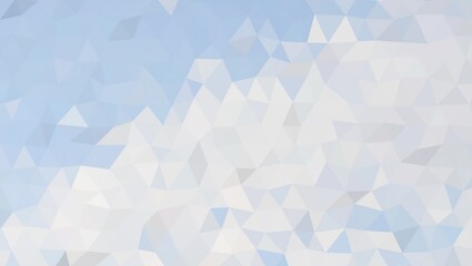 Abstract mosaic abstract backround. Light blue and gray triangular low poly style pattern.