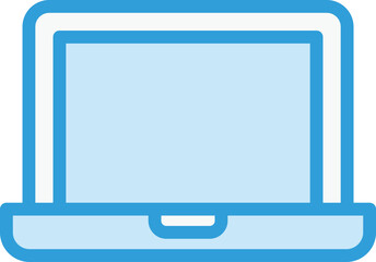 Laptop Vector Icon Design Illustration