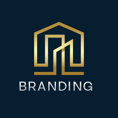 Minimalist Real Estate Logo Design