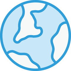 Obraz premium Globe Vector Icon Design Illustration