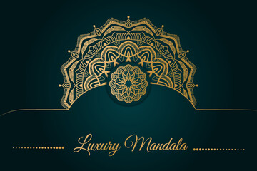 Ornamental luxury mandala pattern design