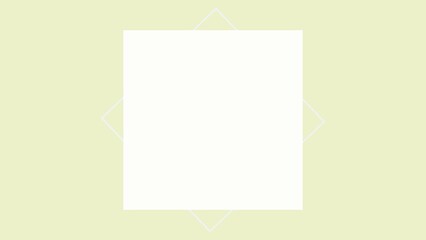 イエローの四角フレーム