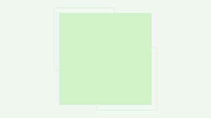 グリーンの四角フレーム