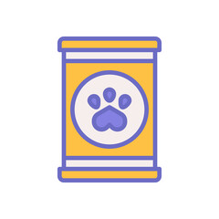 pet food icon for your website design, logo, app, UI. 