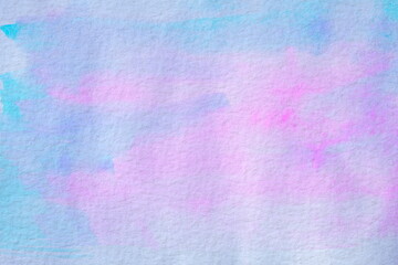 Abstract pink watercolor background, watercolor drawing
