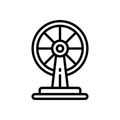 hamster wheel icon for your website design, logo, app, UI. 