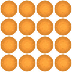 Pattern homemade cookie different taste in pastry biscuit