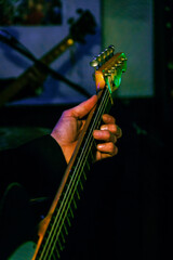 musician playing music